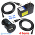 T-Power High 2-Amp 2a for VaporFi VOX 50 & Orbit Replacement switching power supply AC DC Adapter wall charger + Auto boat car charger +USB Data Charge Sync Cable